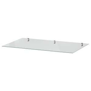 IKEA IDANÄS glass top, clear, 32 5/8x19 5/8 in, Ikea Ireland | 3247YVGOP