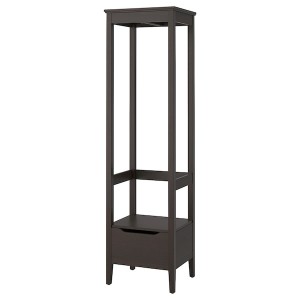 IKEA IDANÄS open wardrobe, 23 1/4x83 1/8 in Dark Brown Stained, Ikea Ireland | 6047ZJBSY