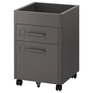 IKEA IDÅSEN drawer unit with smart lock, 16 1/2x24 in Dark Gray, Ikea Ireland | 9725UJKYV
