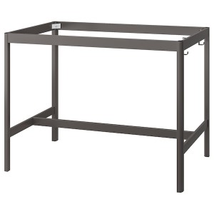 IKEA IDÅSEN underframe for table top, 54 3/4x27 1/8x40 1/8 in Dark Gray, Ikea Ireland | 7320WSJAO