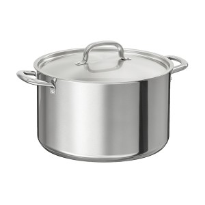 IKEA IKEA 365+ pot with lid, stainless steel, 11 qt, Ikea Ireland | 2693HOCGJ