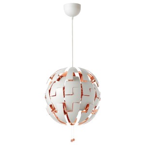 IKEA IKEA PS 2014 Pendant lamp, copper color, 14 in White / Copper Color, Ikea Ireland | 3190XWQAB