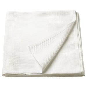IKEA INDIRA bedspread, 59x98 in White, Ikea Ireland | 3987GZSWB