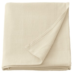 IKEA INDIRA bedspread, Queen/King Natural / Unbleached Cotton, Ikea Ireland | 7948MXWCF