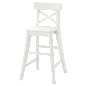 IKEA INGOLF Junior chair White, Ikea Ireland | 6453VYMQK