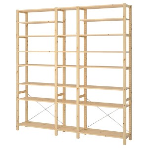IKEA IVAR 3 section shelving unit, pine, 86 1/4x11 3/4x89 in, Ikea Ireland | 0189HCWBA