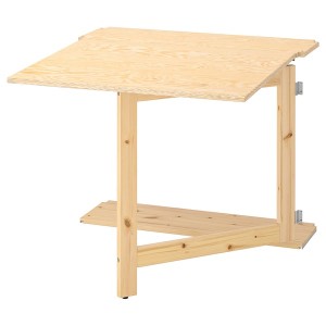IKEA IVAR folding table, pine, 31 1/2x11 3/4-35 7/8 in, Ikea Ireland | 0634NHGQA