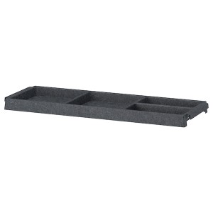 IKEA IVAR shelf, dark gray/felt, 33x12 in Dark Gray / Felt, Ikea Ireland | 4713HACFX