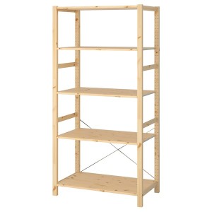 IKEA IVAR shelf unit, pine, 35x19 5/8x70 1/2 in, Ikea Ireland | 0735PSGWU