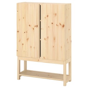 IKEA IVAR shelving unit with cabinet, pine, 31 1/2x11 3/4x47 1/4 in, Ikea Ireland | 8605VLMTH