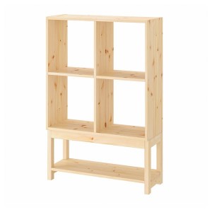 IKEA IVAR shelving unit with underframe, 31 1/2x11 3/4x47 1/4 in, Ikea Ireland | 6493ZYPLW