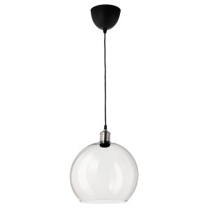 IKEA JAKOBSBYN / JÄLLBY pendant lamp Clear Glass / Nickel Plated, Ikea Ireland | 7108PZDQS