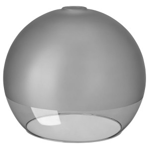 IKEA JAKOBSBYN pendant lamp shade, frosted glass, 12 in Gray, Ikea Ireland | 3908IFTHK
