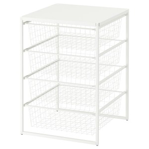 IKEA JONAXEL storage combination, 19 5/8x20 1/8x27 1/2 in White, Ikea Ireland | 9784MZCIO