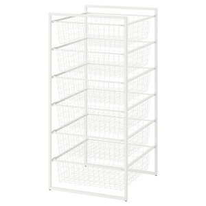 IKEA JONAXEL storage combination, 19 5/8x20 1/8x41 in White, Ikea Ireland | 0389GFXIS