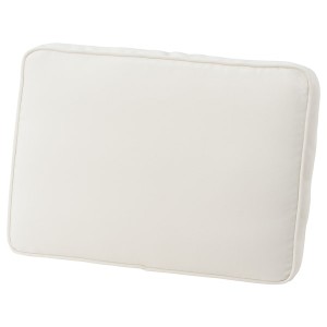 IKEA JÄRPÖN/DUVHOLMEN back cushion, outdoor, 24 3/8x17 3/8 in White, Ikea Ireland | 1739DMPXA