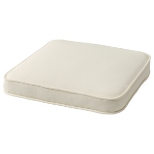 IKEA JÄRPÖN/DUVHOLMEN chair pad, outdoor, white, 17 3/8x17 3/8 in, Ikea Ireland | 6894BOASQ