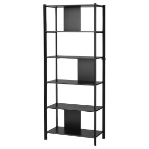 IKEA JÄTTESTA shelf unit, 31 1/2x76 3/4 in Black, Ikea Ireland | 8364SBKQX