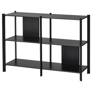 IKEA JÄTTESTA shelf unit, 47 1/4x33 1/2 in Black, Ikea Ireland | 1790MWSUZ