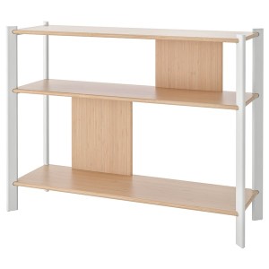 IKEA JÄTTESTA side table, 37 3/8x11 3/4 in White / Light Bamboo, Ikea Ireland | 6071WVLEX