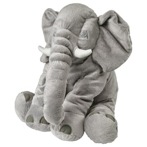 IKEA JÄTTESTOR soft toy, elephant/gray, Ikea Ireland | 8391NHUFM