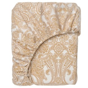 IKEA JÄTTEVALLMO fitted sheet, King Yellow / White, Ikea Ireland | 2306FGIXA