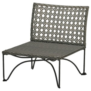 IKEA JUTHOLMEN one-seat section, outdoor, dark gray-brown, Ikea Ireland | 9124HGRQA