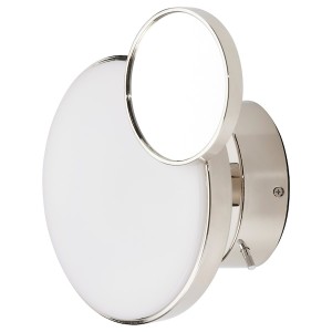 IKEA KABOMBA LED wall lamp with mirror, 8 in Dimmable Chrome Plated / Glossy, Ikea Ireland | 0195GBLZE
