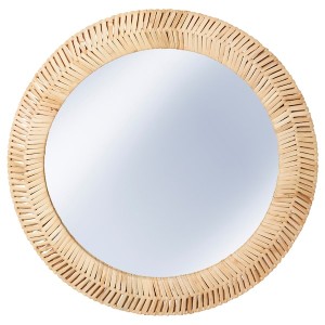 IKEA KAFFETRÄD mirror, rattan, 19 5/8 in, Ikea Ireland | 3602XQDMA