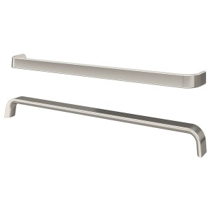 IKEA KALERUM handle, stainless steel color, 15 1/2 in, 2 pack, Ikea Ireland | 5429NHZKQ
