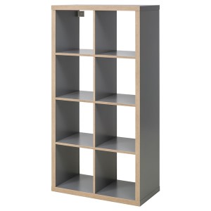 IKEA KALLAX Shelf unit, gray, wood effect, Ikea Ireland | 5360PFDTA