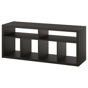 IKEA KALLAX TV unit, 57 3/4x23 1/2 in Black / Brown, Ikea Ireland | 1427FADIP