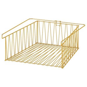 IKEA KALLAX Wire basket, brass color, 15 3/4x13 in, Ikea Ireland | 7068XQCFV