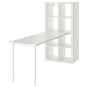 IKEA KALLAX / LAGKAPTEN workstation, 30 3/8x70 1/2x57 7/8 in White, Ikea Ireland | 3974OBYEI