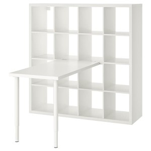 IKEA KALLAX / LINNMON workstation, 57 7/8x54 3/4x57 7/8 in White, Ikea Ireland | 7248MPKFI