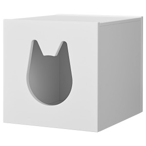 IKEA KALLAX cat house, white, 13x13 in, Ikea Ireland | 9401JOKRV