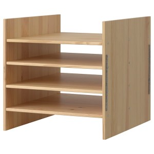 IKEA KALLAX insert with 4 shelves, 13x13 in Pine, Ikea Ireland | 8942KADFG