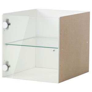 IKEA KALLAX insert with glass door, white, 13x13 in, Ikea Ireland | 5612IGVOS