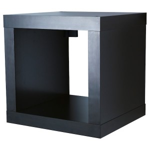 IKEA KALLAX shelf unit, 16 3/8x16 in Black / Brown, Ikea Ireland | 2480HCLJO