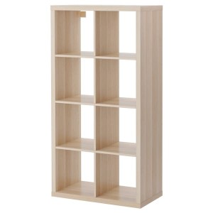 IKEA KALLAX shelf unit, 30 1/8x57 5/8 in White Stained Oak Effect, Ikea Ireland | 2018APVIJ