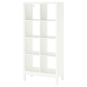 IKEA KALLAX shelving unit with underframe, 30 3/8x64 5/8 in White / White, Ikea Ireland | 9463JAXUT