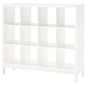 IKEA KALLAX shelving unit with underframe, 57 7/8x50 3/4 in White / White, Ikea Ireland | 0286LNYQO