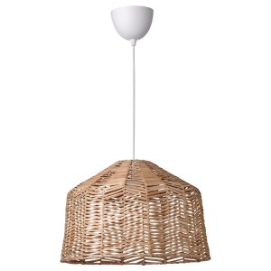 IKEA KAPPELAND / HEMMA pendant lamp Rattan / White, Ikea Ireland | 9268FHMTS