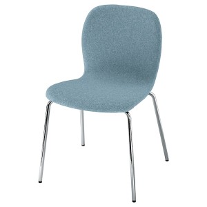 IKEA KARLPETTER chair Gunnared Light Blue / Sefast Chrome Plated, Ikea Ireland | 8736LUYXA