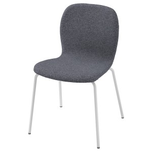IKEA KARLPETTER chair Gunnared Medium Gray / Sefast White, Ikea Ireland | 0591MHGLX
