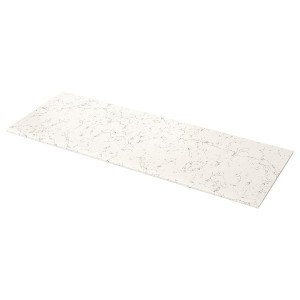 IKEA KASKER custom countertop, 3/4 in Off White Gray Marble Effect / Quartz, Ikea Ireland | 3758QEFGZ