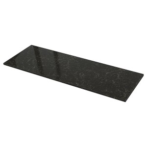 IKEA KASKER custom countertop, quartz, 1 1/8 in Black Marble Effect, Ikea Ireland | 4538LBKPD
