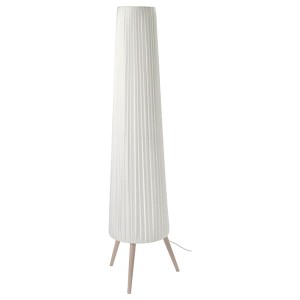 IKEA ÖKENSAND floor lamp, beech/white, Ikea Ireland | 5926UQICW