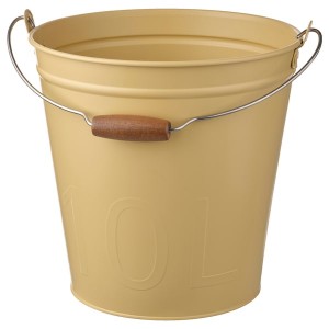 IKEA ÅKERBÄR bucket/plant pot, indoor/outdoor yellow, 11 qt, Ikea Ireland | 6348JXZBS