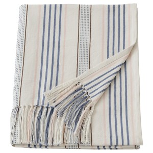 IKEA ÅKERNEJLIKA throw, multicolor, neutrals tassel, 43x67 in, Ikea Ireland | 5964XKALI